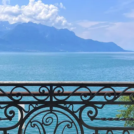 Riviera Waterfront 3 Bedrooms Private Parking Apartament Montreux